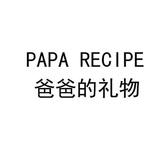 爸爸的礼物 PAPA RECIPE商标转让