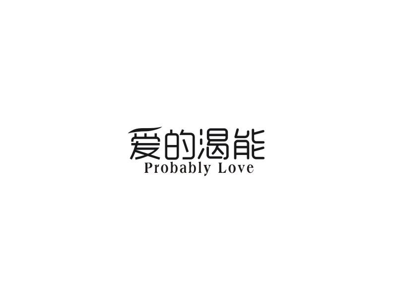 爱的渴能 PROBABLY LOVE商标转让