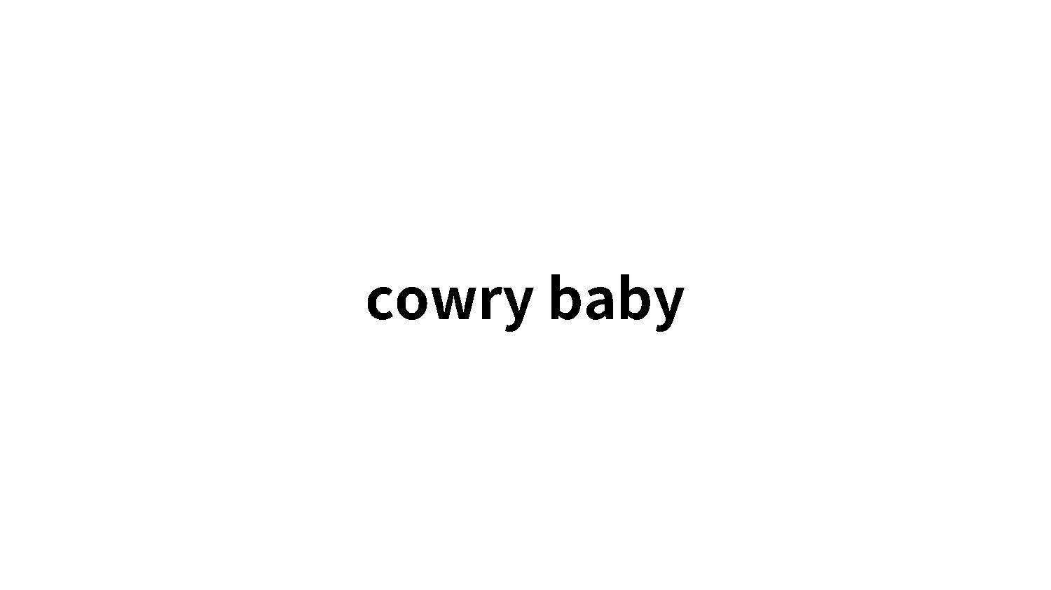 COWRY BABY商标转让