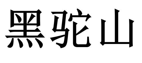 黑驼山商标转让